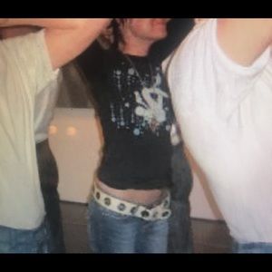 In search of graphic t shirt